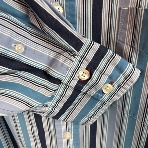 Boden Striped Button Down Shirt Medium - Picture 4 of 6